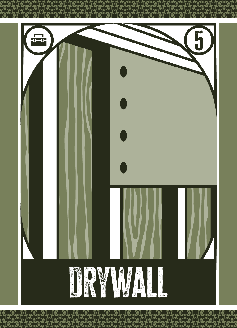Drywall card